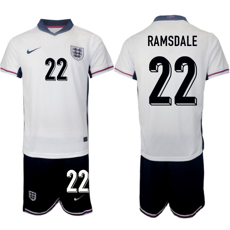 Men 2024-2025 Season England home white #22 Soccer Jersey->england jersey->Soccer Country Jersey